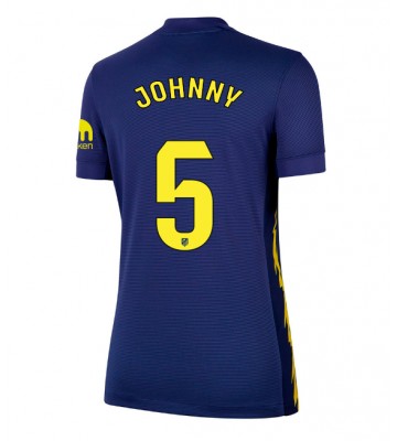 Atletico Madrid Johnny Cardoso #5 Seconda Maglia Femmina 2025-26 Manica Corta